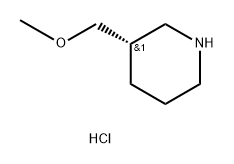 Piperidine, 3-(methoxymethyl)-, hydrochloride (1:1), (3S)- Structural