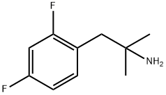 Benzeneethanamine, 2,4-difluoro-α,α-dimethyl- Structural