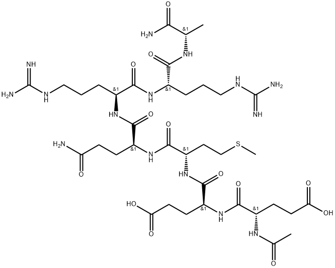 Acetyl Heptapeptide-4 Structural