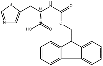 Fmoc-3-Ala(5-thiazoyl)-OH Structural