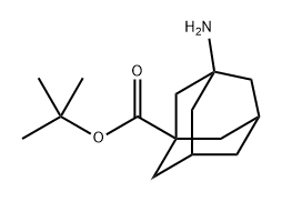 tert-butyl 3-aminoadamantane-1-carboxylate Structural