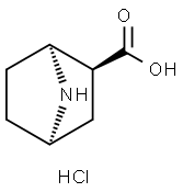 rac-(1S,2S,4R)-7-azabicyclo[2.2.1]heptane-2-carboxylic acid hydrochloride Structural