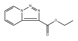 Ethyl [1,2,3]triazolo[1,5-a]pyridine-3-carboxylate Structural