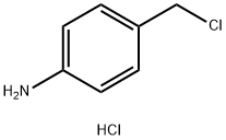 Benzenamine, 4-(chloromethyl)-, hydrochloride (1:1) Structural
