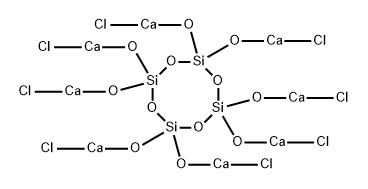 OCTAKIS(CHLOROCALCIUMOXY)CYCLOTETRASILOXANE, tech-95 Structural