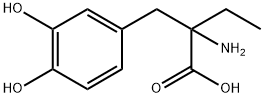 Hydrocinnamic acid, α-amino-α-ethyl-3,4-dihydroxy-, (±)- (8CI) Structural