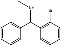 Benzenemethanamine, 2-bromo-N-methyl-α-phenyl- Structural