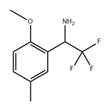 Benzenemethanamine, 2-methoxy-5-methyl-α-(trifluoromethyl)- Structural
