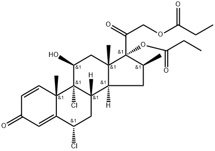 6±-Chlorobeclomethasone Dipropionate Structural