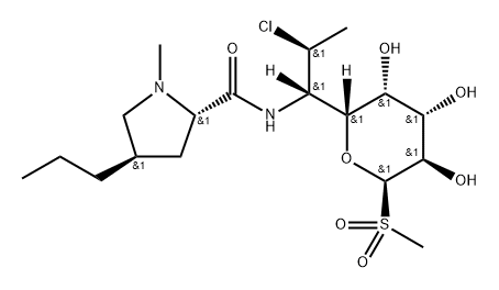 Clindamycin sulfone (under development) Structural