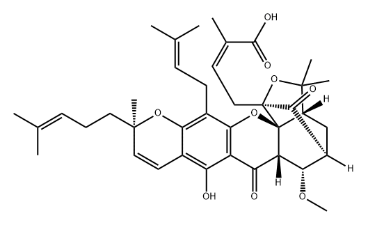 Gambogoic acid A Structural