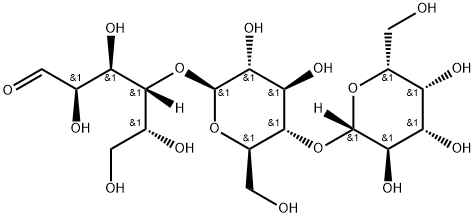 O-β-D-Galactopyranosyl-(1-4)-O-β-D-glucopyranosyl-(1-4)-D-glucose Structural