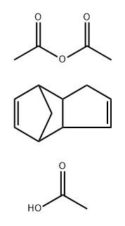 Acetic acid, reaction products with acetic anhydride and dicyclopentadiene, distn. residues 