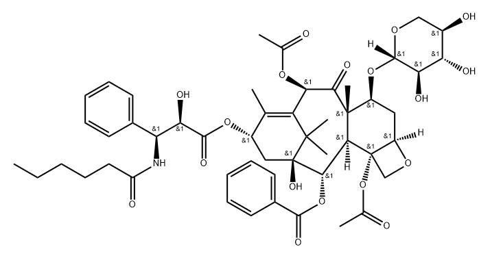XYLOTAXOL C, 7-(SH) Structural