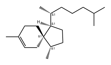 Spiro[4.5]dec-7-ene, 1-(1,5-dimethylhexyl)-4,8-dimethyl-, [1R-[1α(R*),4β,5β]]- (9CI) Structural