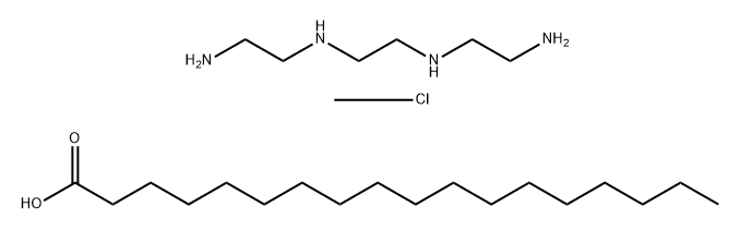 Octadecanoic acid, reaction products with triethylenetetramine, chloromethane-quaternized Structural