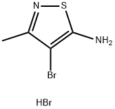Isothiazole, 5-amino-4-bromo-3-methyl-, hydrobromide Structural