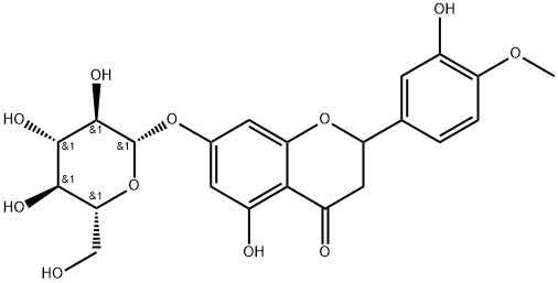 Hesperetin 7-O-β-D-glucopyranoside Structural