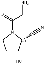 2-Pyrrolidinecarbonitrile, 1-(2-aminoacetyl)-, hydrochloride (1:1), (2S)- Structural