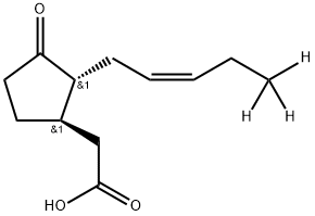 rac-trans (Z)-Jasmonic Acid-d3 Structural