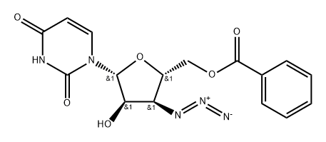 Uridine, 3'-?azido-?3'-?deoxy-?, 5'-?benzoate Structural