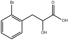 Benzenepropanoic acid, 2-bromo-α-hydroxy- Structural