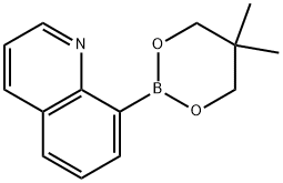 Quinoline, 8-(5,5-dimethyl-1,3,2-dioxaborinan-2-yl)- Structural