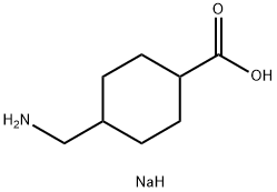 Cyclohexanecarboxylic acid, 4-(aminomethyl)-, sodium salt (1:1) Structural