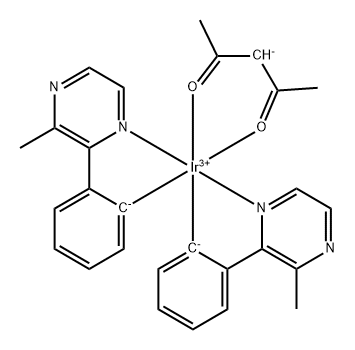 Ir(MPPZ)2(acac) Structural