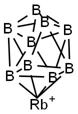 Rubidium closo-1-carbadecaborate Structural