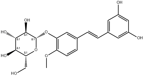 Rhapontigenin 3'-O-glucoside Structural