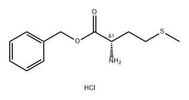 L-Methionine, phenylmethyl ester, hydrochloride (1:1) Structural