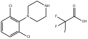 Piperazine, 1-(2,6-dichlorophenyl)-, 2,2,2-trifluoroacetate (1:1) Structural