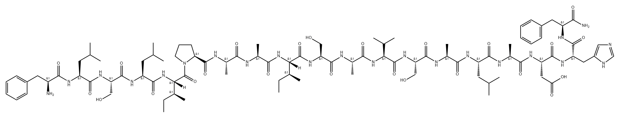 Phylloseptin-H12 Structural