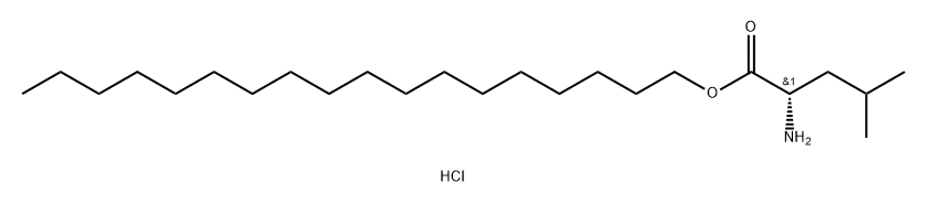 octadecyl 2-amino-4-methylpentanoate hydrochloride Structural