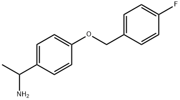 Benzenemethanamine, 4-[(4-fluorophenyl)methoxy]-α-methyl- Structural