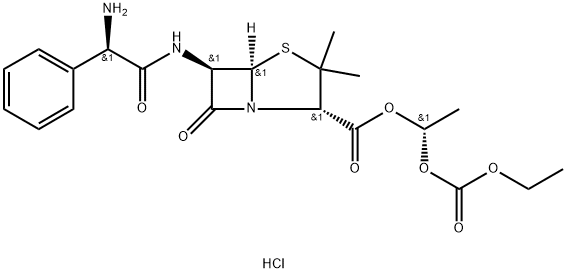 (R)-Bacampicillin hydrochloride Structural