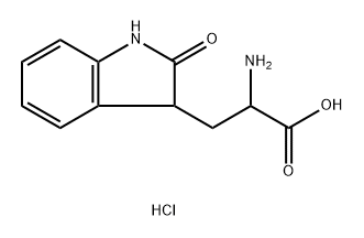 DL-2,3-dihydro-2-oxo-Tryptophan monohydrochloride Structural