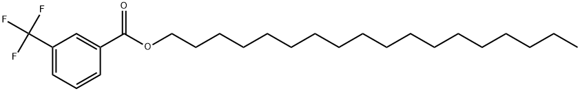 Octadecyl 3-(trifluoromethyl)benzoate Structural