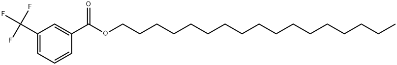 Heptadecyl 3-(trifluoromethyl)benzoate Structural