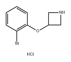 Azetidine, 3-(2-bromophenoxy)-, hydrochloride (1:1) Structural