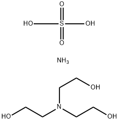 Sulfuric acid, mono-C12-14-alkyl esters, ammonium salts, compds. with triethanolamine Structural