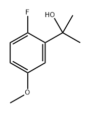 Benzenemethanol, 2-fluoro-5-methoxy-α,α-dimethyl- Structural