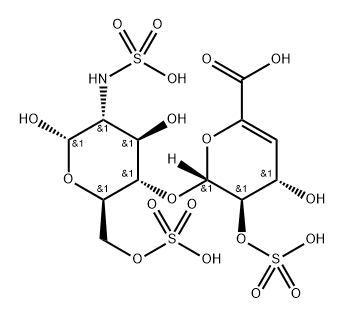 Heparin derived disaccharide sodium salt Structural