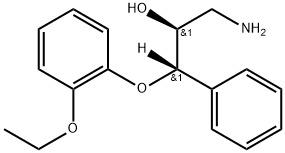 Benzeneethanol, α-(aminomethyl)-β-(2-ethoxyphenoxy)-, (αS,βS)- Structural