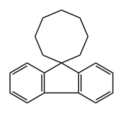 spiro[cyclooctane-1,9'-fluorene] Structural
