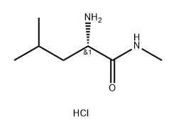 H-Leu-Nhme Hydrochloride Structural