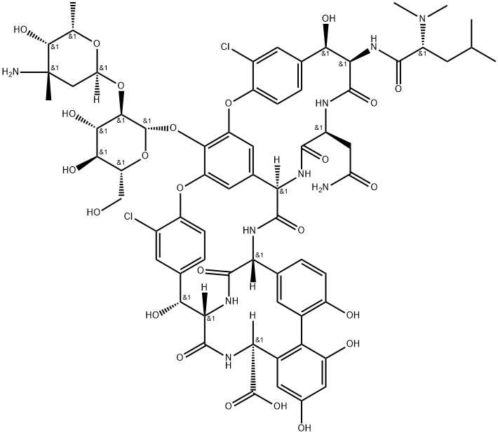 Vancomycin, 56-methyl- Structural
