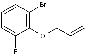 2-Allyloxy-1-bromo-3-fluoro-benzene Structural
