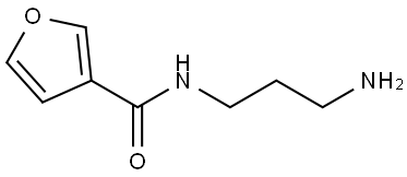 N-(3-aminopropyl)-3-furamide Structural